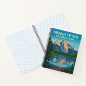 Grand Teton Nationalpark Landschaftsbild Notizblock (Innenseite)