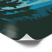 Grand Teton Nationalpark Landschaftsbild Poster (Ecke)