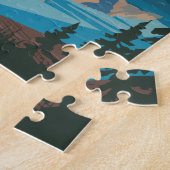 Grand Teton Nationalpark Landschaftsbild Puzzle (Seite)