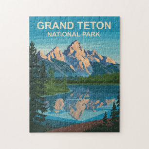 Grand Teton Nationalpark Landschaftsbild Puzzle