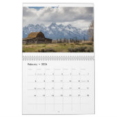 Grand Teton Nationalpark Landschaftsfotografie Kalender (Feb 2026)