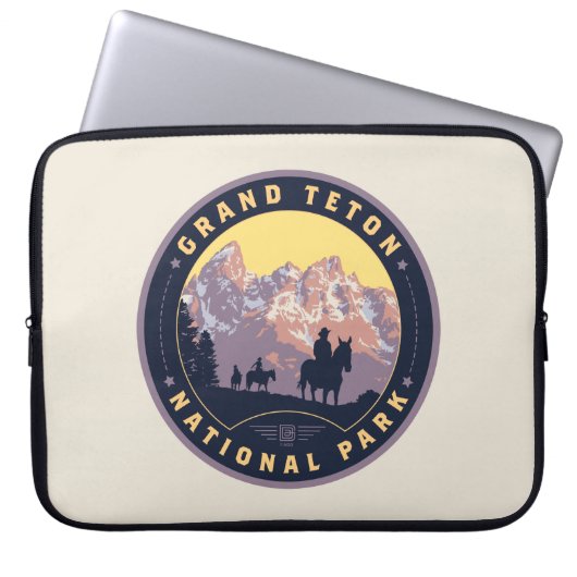 Grand Teton Nationalpark Laptopschutzhülle (Vorderseite)