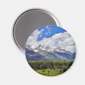 Grand Teton Nationalpark. Magnet (Vorderseite/Rückseite)