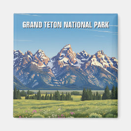 Grand Teton Nationalpark Magnet