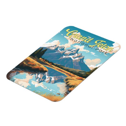 Grand Teton Nationalpark Magnet (Linke Seite)