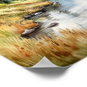 Grand Teton Nationalpark Malerei Druck Poster (Ecke)