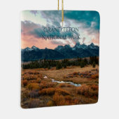 Grand Teton Nationalpark Monte Sunset Foto Keramikornament (Rechts)