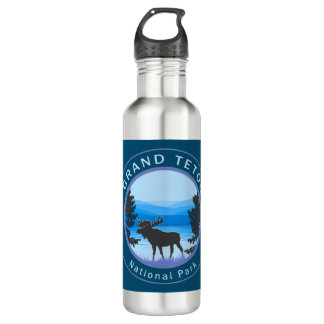 Grand Teton Nationalpark Moose Edelstahlflasche