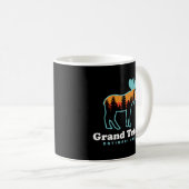 Grand Teton Nationalpark Moose Kaffeetasse (VorderseiteRechts)