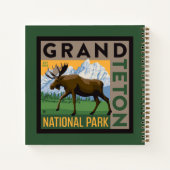 Grand Teton Nationalpark Moose Notizblock (Rückseite)