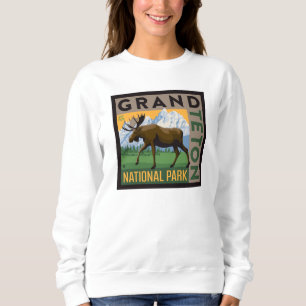 Grand Teton Nationalpark Moose Sweatshirt