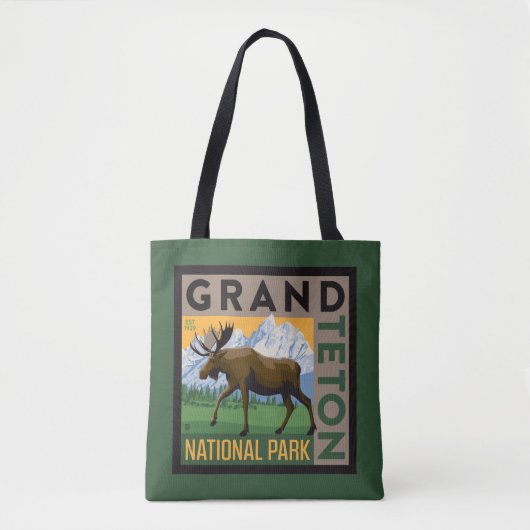 Grand Teton Nationalpark Moose Tasche (Vorderseite)