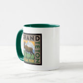 Grand Teton Nationalpark Moose Tasse (Vorderseite Links)