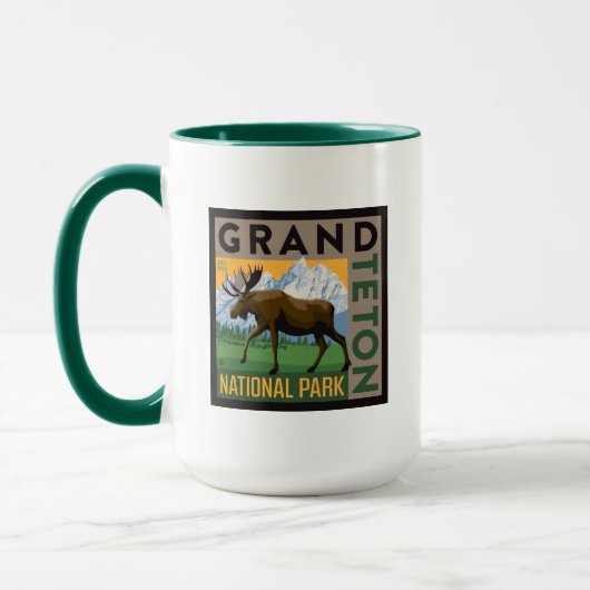Grand Teton Nationalpark Moose Tasse (Links)