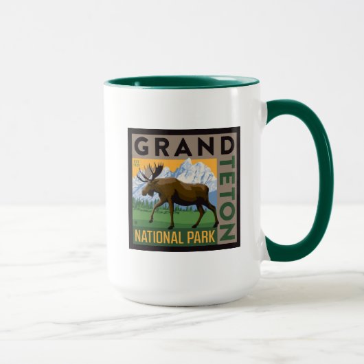 Grand Teton Nationalpark Moose Tasse (Rechts)