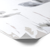 Grand Teton Nationalpark Moose Vintage Poster (Ecke)