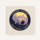 Grand Teton Nationalpark Notizblock (Vorderseite)
