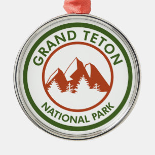 Grand Teton Nationalpark Ornament Aus Metall
