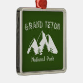 Grand Teton Nationalpark Ornament Aus Metall (Rechts)