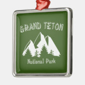 Grand Teton Nationalpark Ornament Aus Metall (Links)