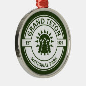 Grand Teton Nationalpark Ornament Aus Metall (Rechts)