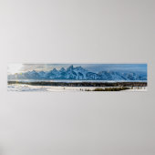 Grand Teton Nationalpark Panorama Poster (Vorne)