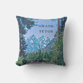 Grand Teton Nationalpark Pillow Kissen