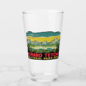 Grand Teton Nationalpark - Pint Glass Glas (Vorderseite)