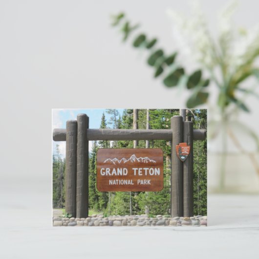 Grand Teton Nationalpark Postcard Postkarte (Stehend Vorderseite)