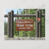 Grand Teton Nationalpark Postcard Postkarte (Vorderseite)