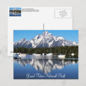 Grand Teton Nationalpark Postcard Postkarte (Vorne/Hinten)