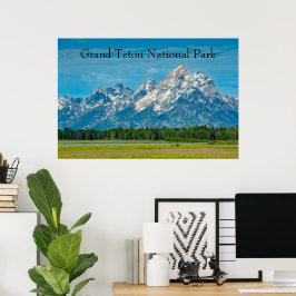 Grand Teton Nationalpark Poster