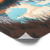 Grand Teton Nationalpark Poster (Ecke)