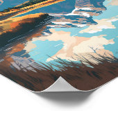 Grand Teton Nationalpark Poster (Ecke)