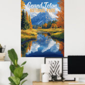 Grand Teton Nationalpark Poster (Heimbüro)