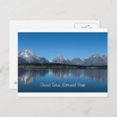 Grand Teton Nationalpark Postkarte (Vorne/Hinten)