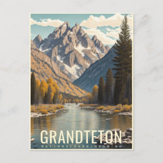 GRAND-TETON-NATIONALPARK POSTKARTE