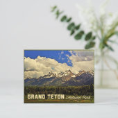 Grand Teton Nationalpark Postkarte (Stehend Vorderseite)