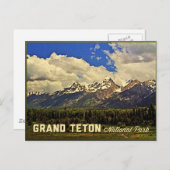 Grand Teton Nationalpark Postkarte (Vorne/Hinten)