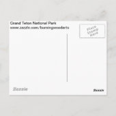 Grand Teton Nationalpark Postkarte (Rückseite)
