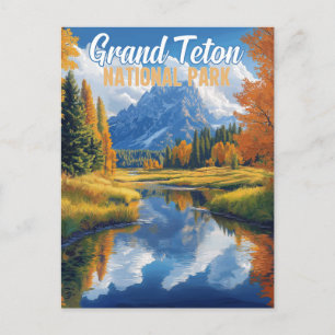 Grand Teton Nationalpark Postkarte