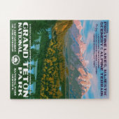 Grand Teton Nationalpark Puzzle (Horizontal)