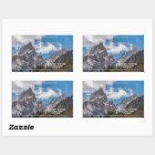 Grand Teton Nationalpark Rechteckiger Aufkleber (Blatt)