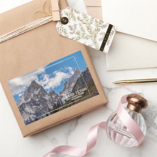 Grand Teton Nationalpark Rechteckiger Aufkleber (Schenken)
