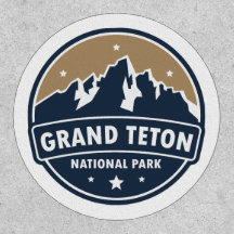 Grand Teton Nationalpark Runde Emblem