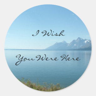 Grand Teton Nationalpark Runder Aufkleber