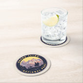 Grand Teton Nationalpark Runder Pappuntersetzer (Vor Ort)