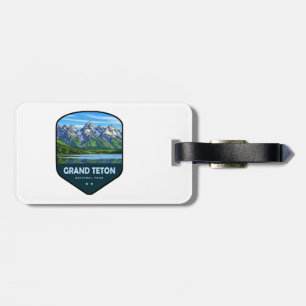 Grand-Teton-Nationalpark-Schild Gepäckanhänger