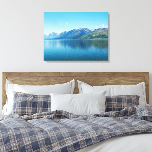 Grand Teton Nationalpark. Schöne Landschaft Leinwanddruck (Insitu (Schlafzimmer))