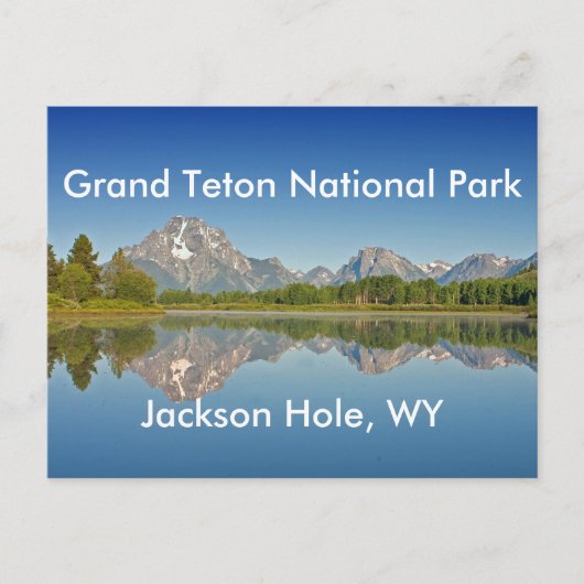 Grand Teton Nationalpark Serie 10 Postkarte (Vorderseite)
